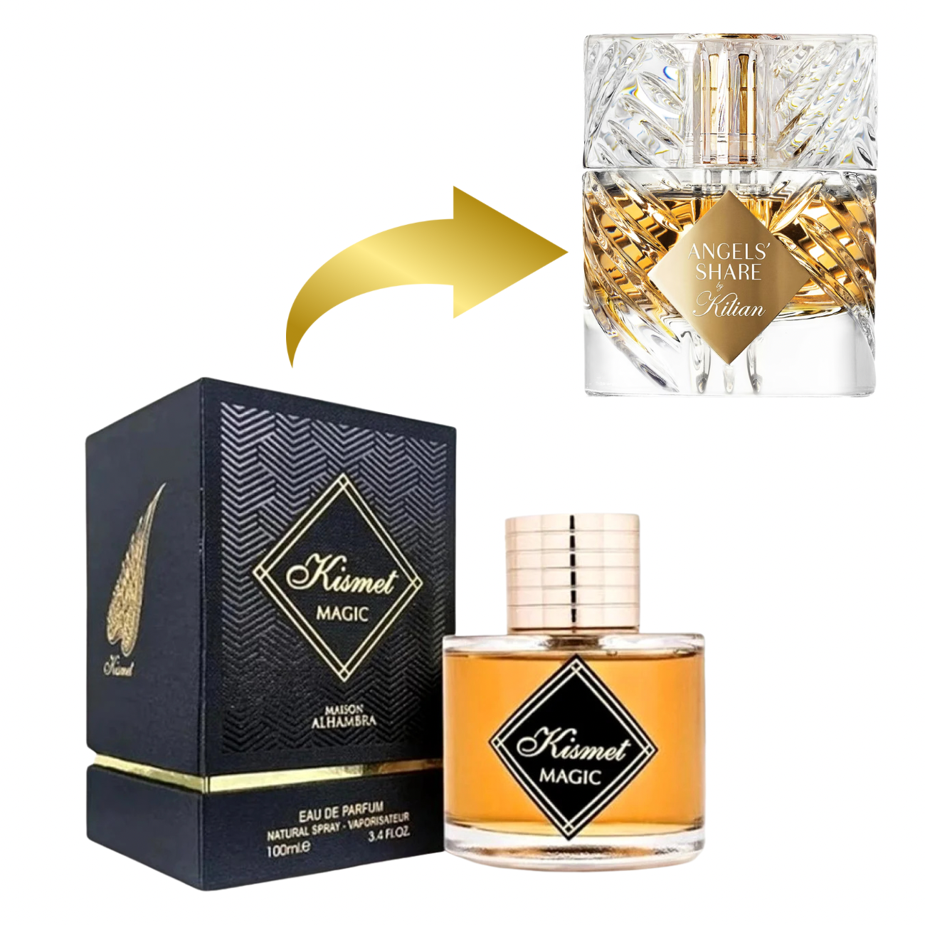 KISMER MAGIC 100ml بديل~|angel’s share by kilian|