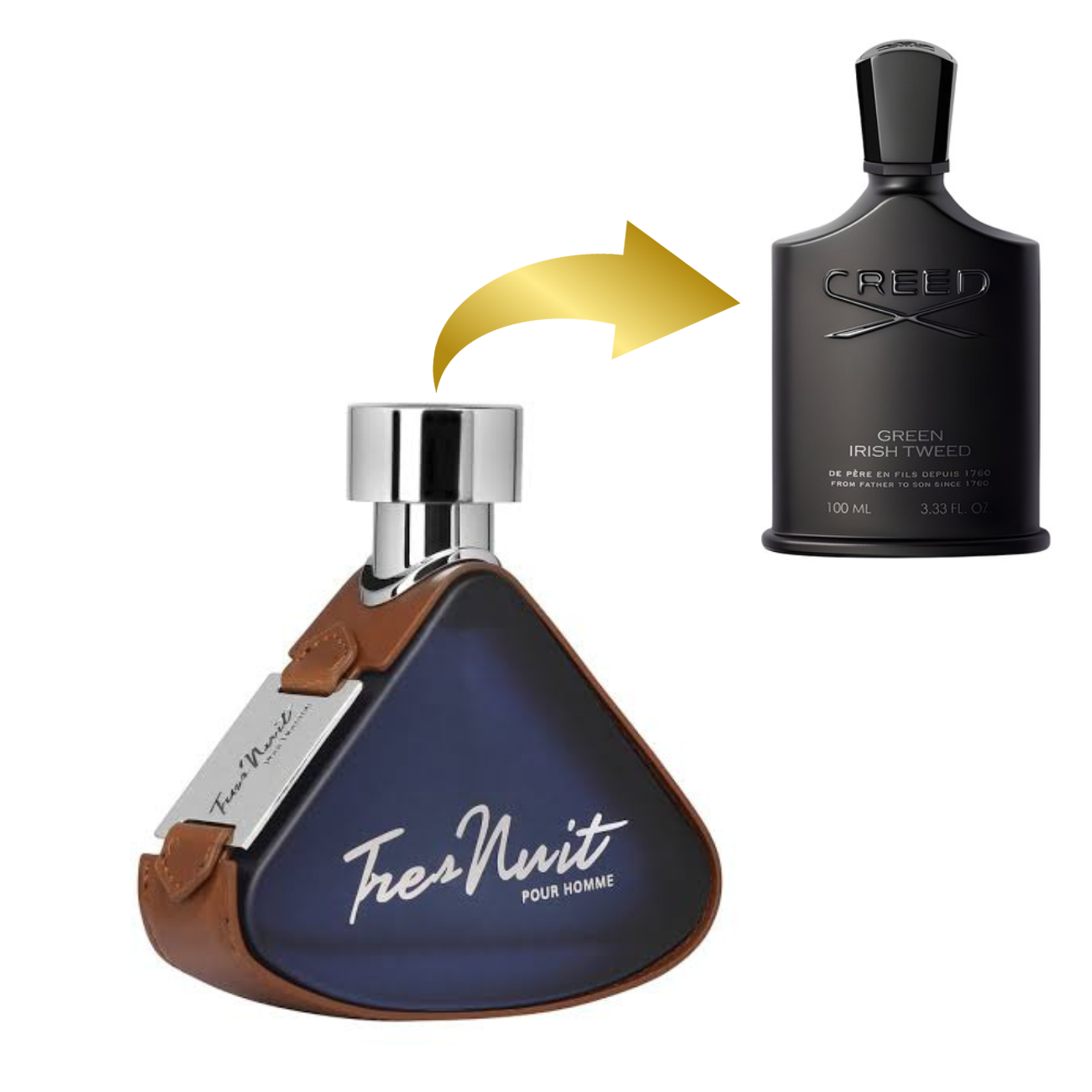 Tres Nuit BY ARMAF 100ml بديل|CREED green irish tweed|