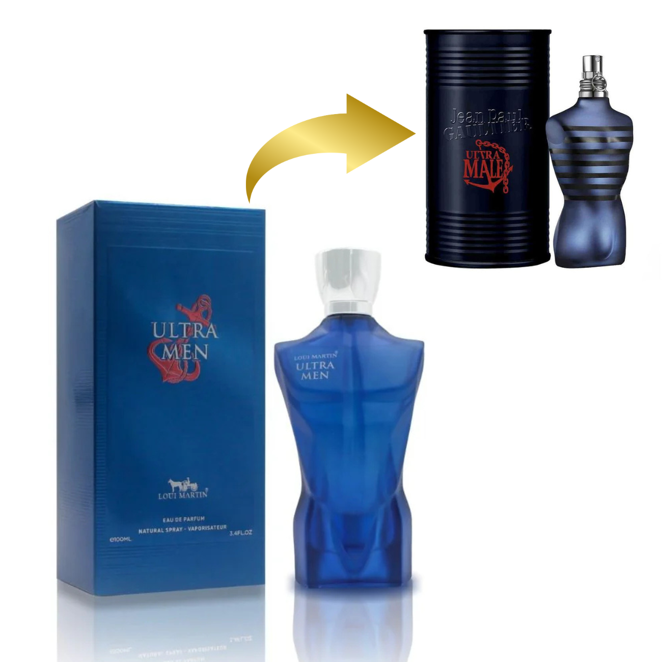 ULTRA MEN 100ml by louis martin بديل|ultra male jpg|