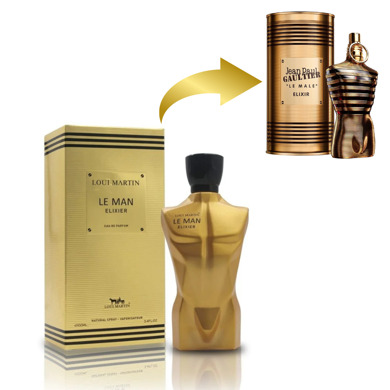 LE MAN ELEXIR 100ml بديل|le male elexir|