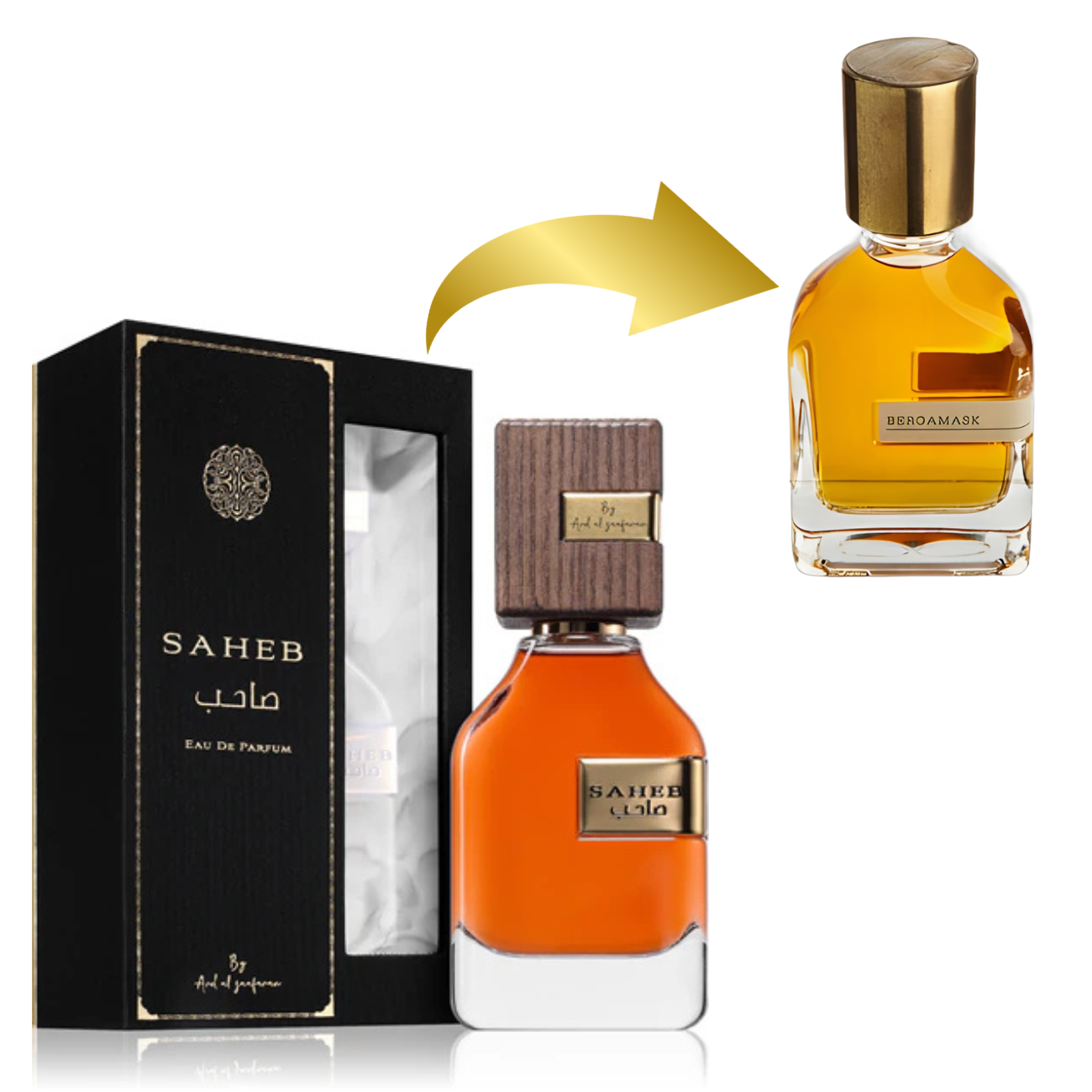 Saheb noire 70ml بديل~|Bergamask Orto Parisi|